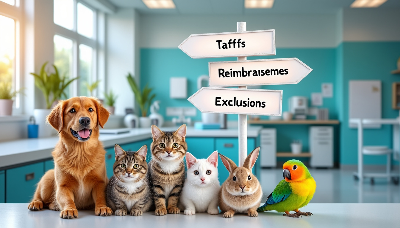 découvrez tout sur l'assurance animaux : comparez les tarifs, comprenez les remboursements proposés et identifiez les principales exclusions à surveiller avant de souscrire. protégez votre compagnon en toute sérénité !