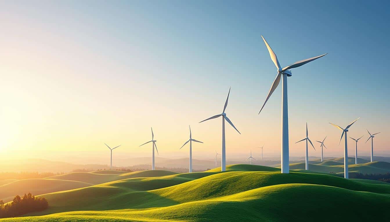 fourniture d'électricité 100% éolienne certifiée par les garanties d'origine de vattenfall, assurant une énergie renouvelable et durable pour votre consommation.